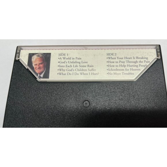 Billy Graham Hope For The Troubled Heart Cassette Tape Talking Book Tom Dooley - Picture 3 of 6
